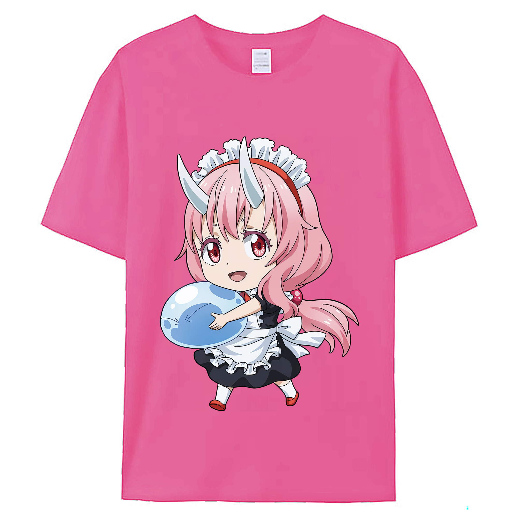 （画像用） 転スラ Regarding Reincarnated to Slime レディースカジュアルプリントTシャツ（綿100％）